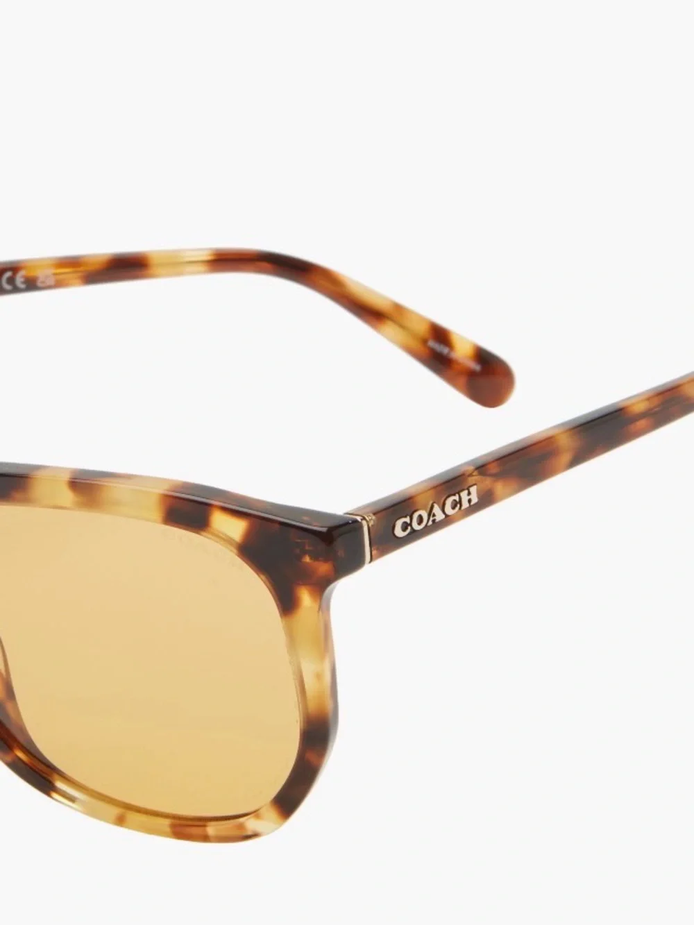 Coach Women's 55 mm Tortoiseshell Round Sunglasses